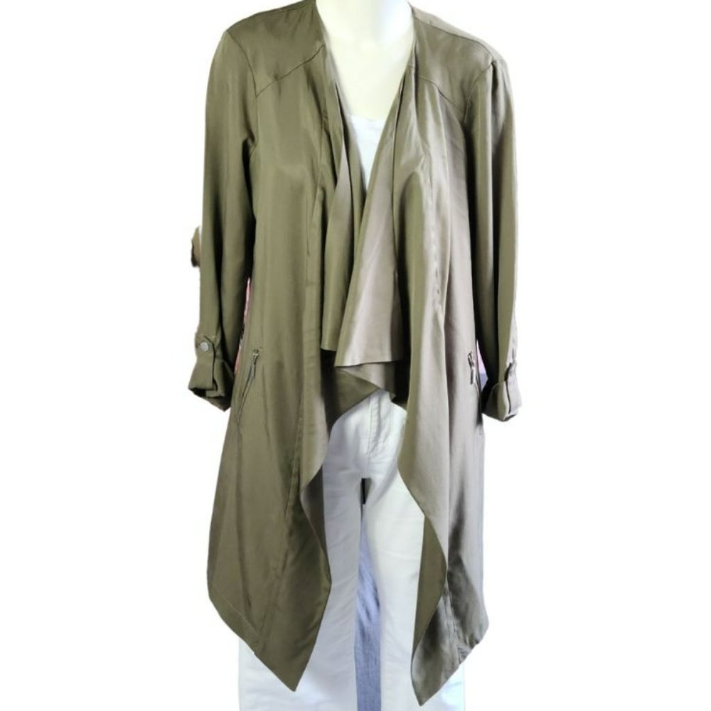 Eliane Rose Olive Green Duster Size Medium